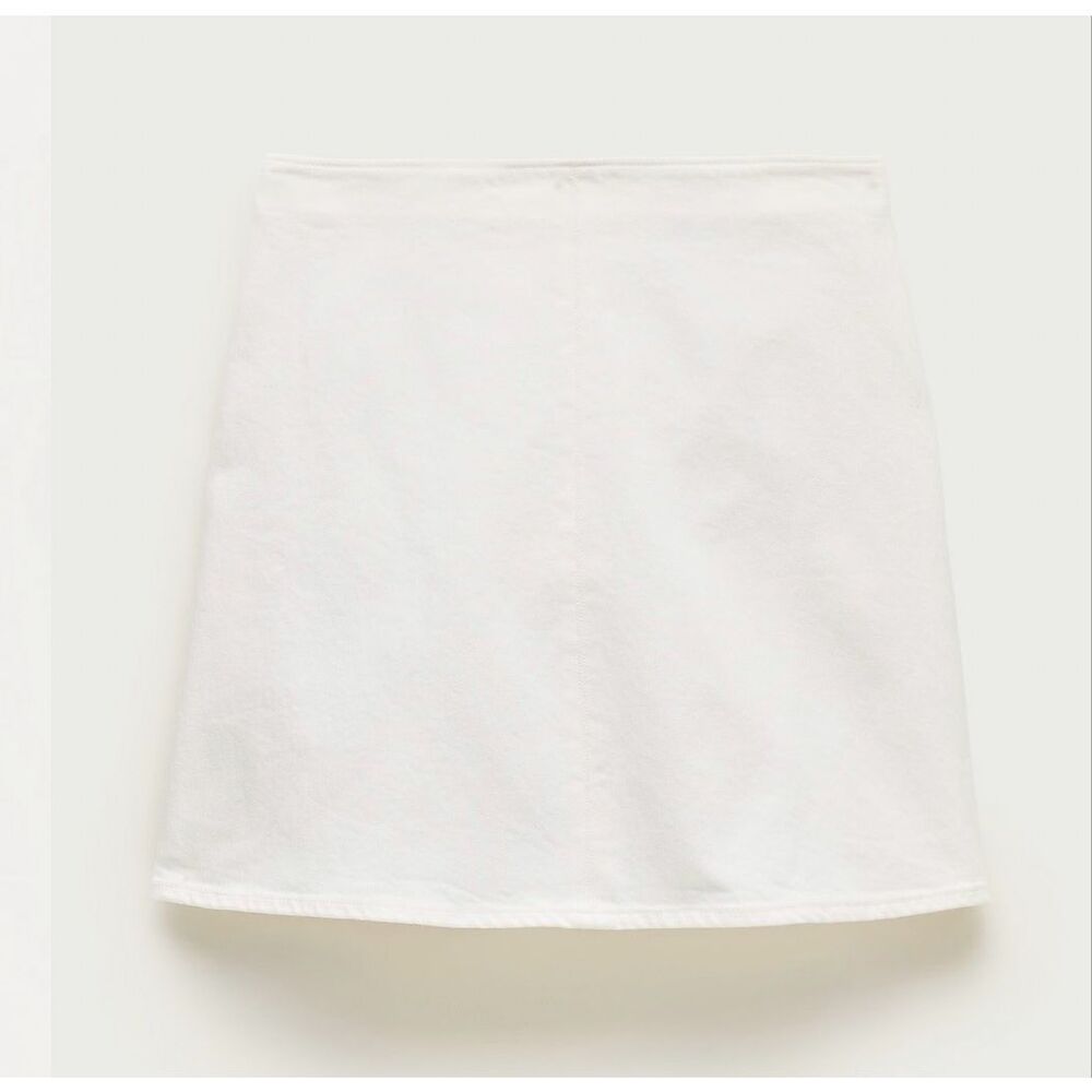 J. Crew Fairfax White Denim Skirt NWT Size 8 Petite